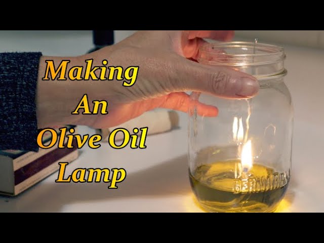 How to Make Olive Oil Candles