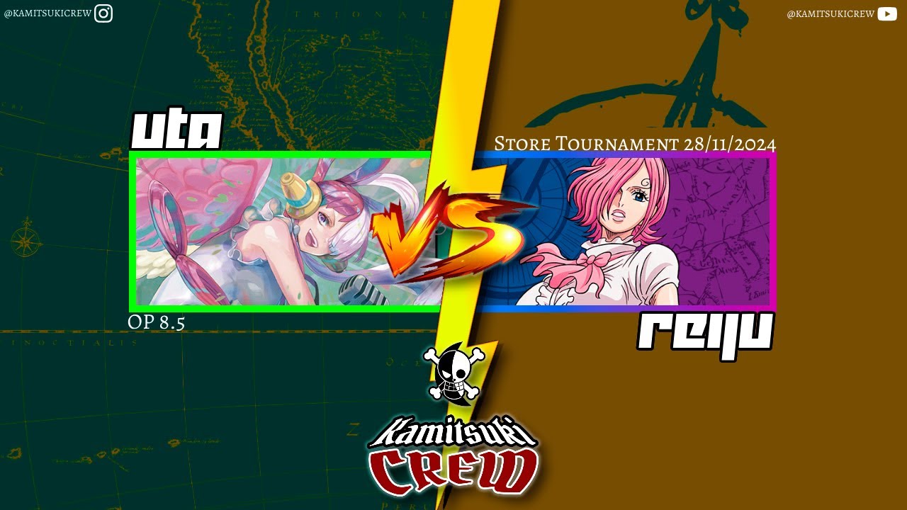 (OP8.5) UTA VS REIJU / ONEPIECE TCG / STORE TOURNAMENT 21-11-24