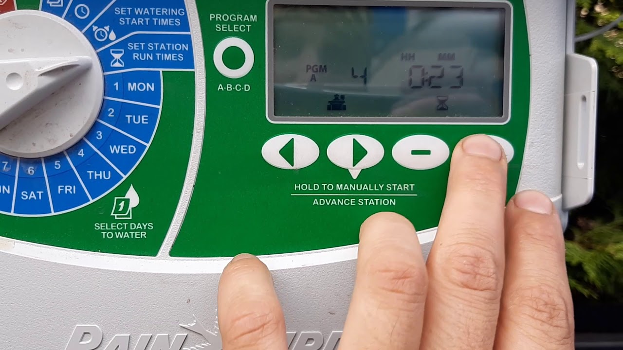 Как добавить время полива для зоны на контроллере ESP Me Rain Bird