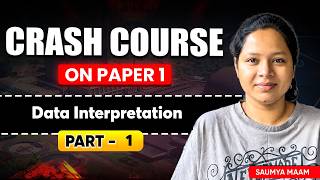 UGC NET Paper 1 | Crash Course | Data Interpretation | Saumya maam