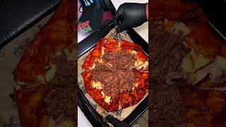 Birria Pizza 🔥 #Shorts #MexicanFood