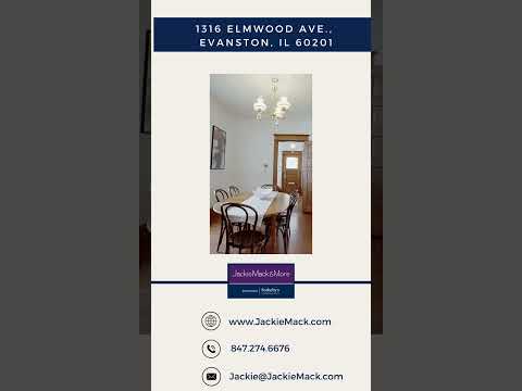 1316 Elmwood Ave., Evanston, IL home video tour