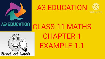 TN Class 11 Maths | CHAPTER 1 Sets Relations and Functions | Example-1.1 | TN New Syllabus