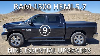 RAM 1500  NINE ESSENTIAL UPGRADES