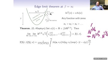 Vadim Gorin, Random matrices as seen from infinite beta, Part 2