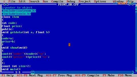33 pointer to object poly exp. c++