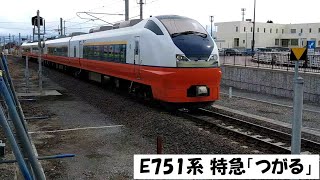 【2020年2月撮影】E751系 特急「つがる」【雪がないけどこれでも2月】