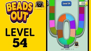 Beads Out Level 54 Solution and Walkthrough for Gameplay 