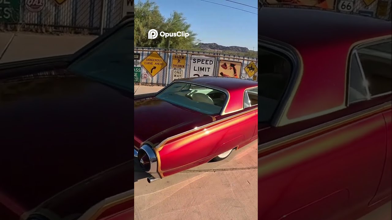 1961 Firestar Thunderbird Classic Candy Red Full Custom Car