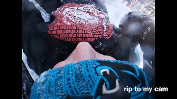 EXTREME SLEDDING (GONE WRONG ALMOST DIED)😱