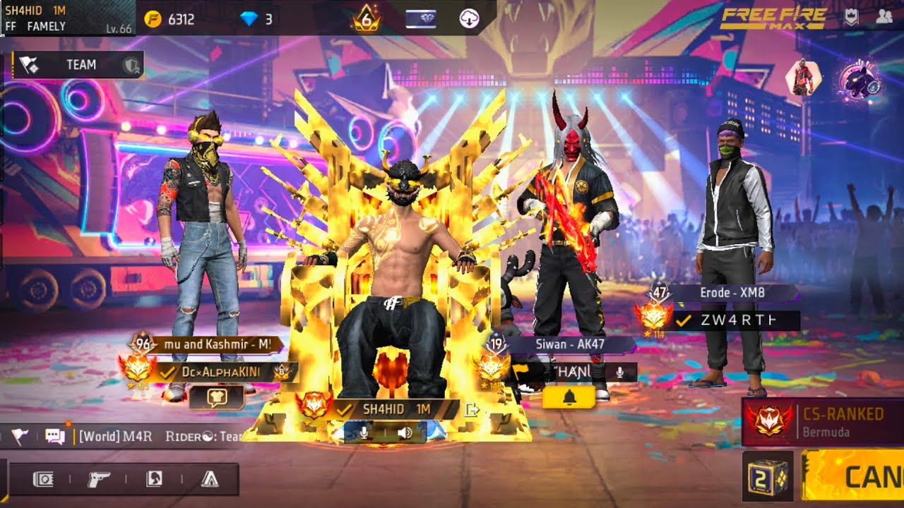 SHAHID 1M  IS LIVE 🔴 COUSTOM MATCH ONLY SUBSCRIBERS FREE FIRE MAX 💥 