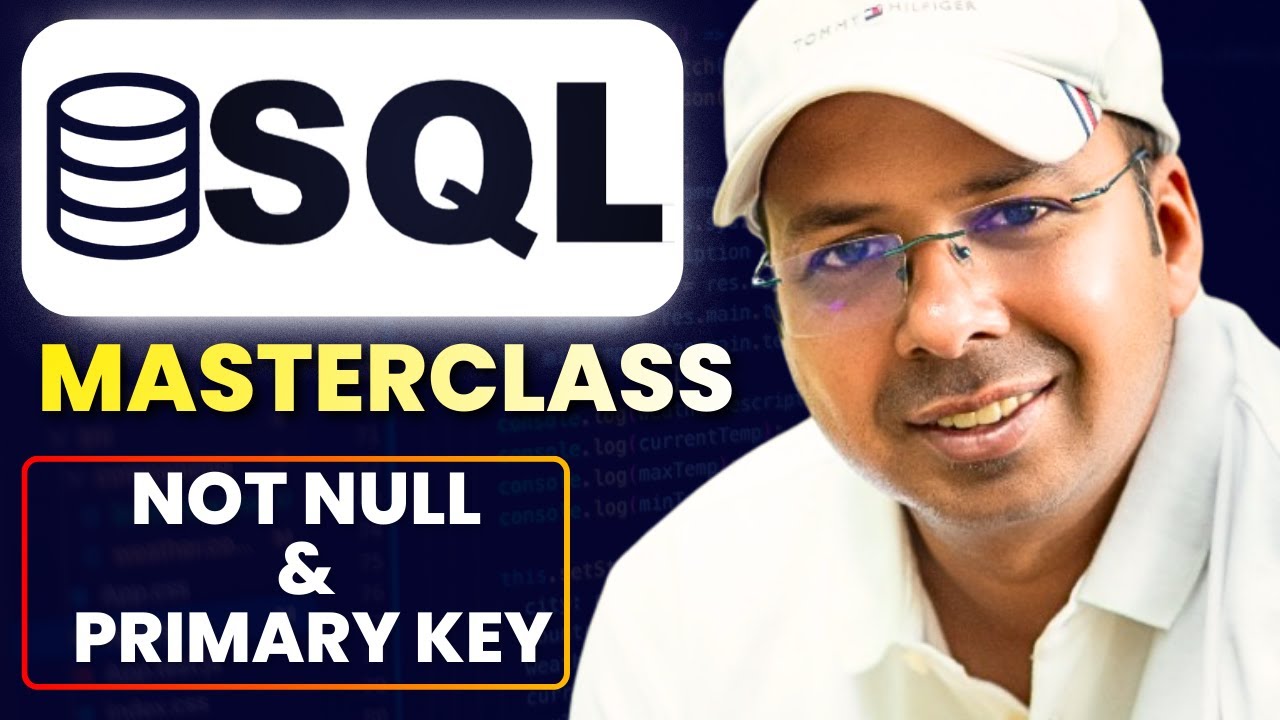 Not Null & Primary Key Constraint in SQL