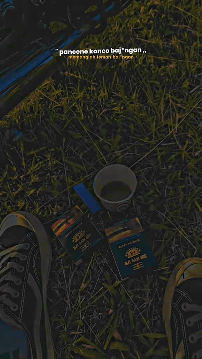 STORY WA LIRIK LAGU VIRAL TIKTOK 30 DETIK || PANCENE KONCO BAJ*NGAN NEK PAS SORO MACAK SOPAN