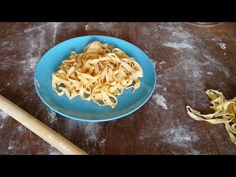 How to make Italian Tagliatelle Pasta