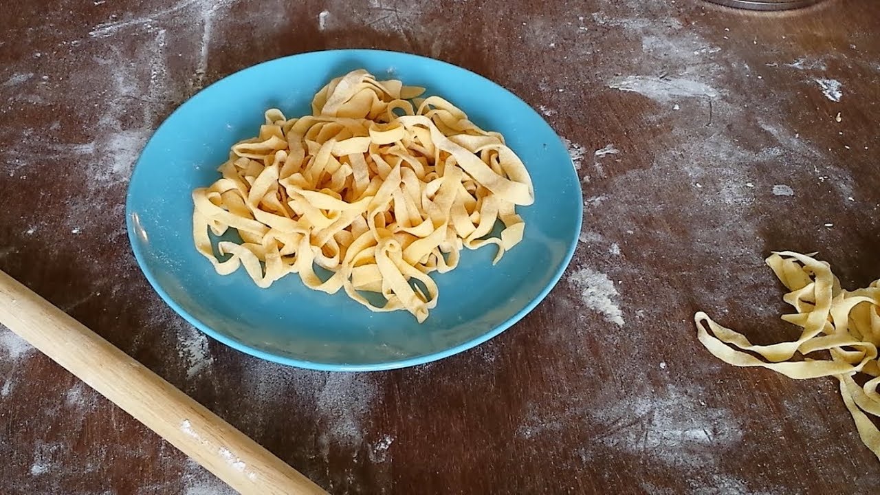 How to make Italian Tagliatelle Pasta