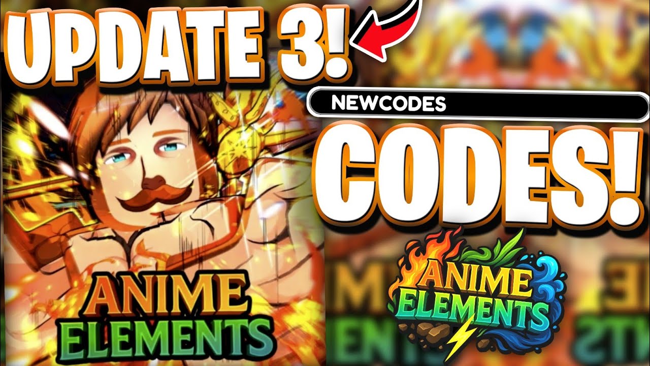 🎃[UPDATE 3] All NEWEST UPDATE 3 CODES FOR ANIME ELEMENTS | ROBLOX ANIME ...