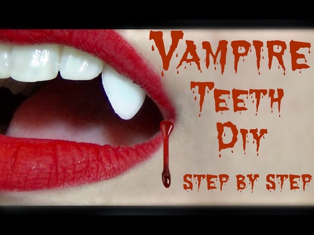 How to Apply: Vampire Fangs 