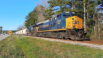 CSXT 1827(B&O Heritage Unit) Leads CSX Train M693 At Modoc SC On The Mccormick Subdivision