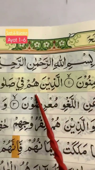 Surah Al Mukminun Ayat 1-3