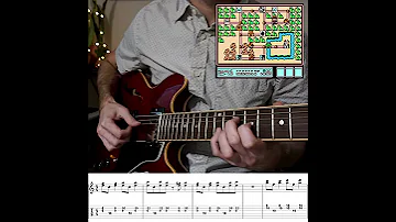 Super Mario Bros. 3 - World Map 1 Grass Land Theme (w/ Guitar TABs)