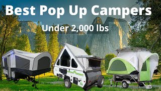 Best Pop Up Campers Under 2,000 lbs | Forest River, SylvanSport GO and ALiner Trailers Compared