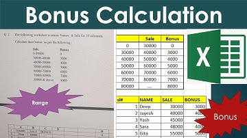 Calculate Bonuses with VLOOKUP in Excel | Easy Sales Range Tutorial #excel