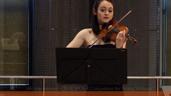 SPOHR Violin Competition: Anne Luisa Kramb perform...