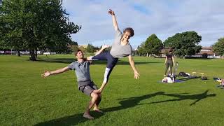 Standing Acro Yoga --- Beginners --- MedicYogi