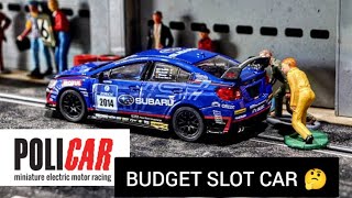 Policar new release Home Racer series WRX STI.  How does this perform as a budget slot car