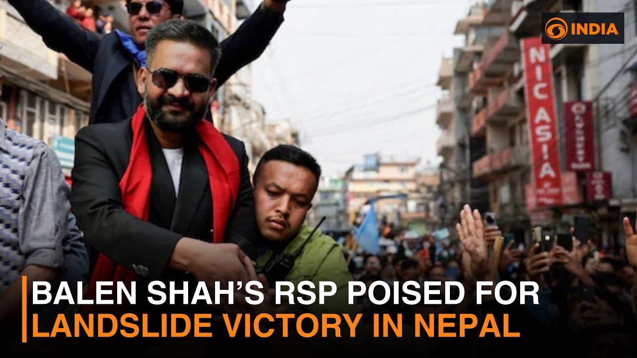 Balen Shah's RSP heads towards landslide victory in Nepal and other top news || DD India Live