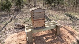 Build A Simple DIY Bee Stand For Your Hives