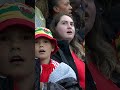 Yr Anthem Genedlaethol 🎶 Cymru v Ghana | Stadiwm Dinas Caerdydd