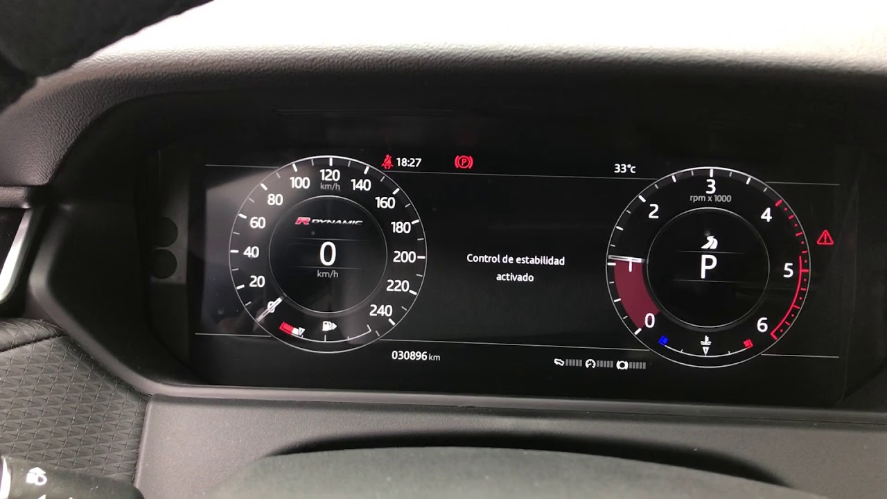 VELAR DIÉSEL WITH ASR ENGINE SOUND . PROFILES CHANGES FROM SCREEN - YouTube