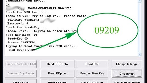 how to find pin code for immobilizer in 60 sec