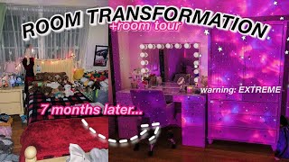 EXTREME ROOM TRANSFORMATION PT. 1 // + ROOM TOUR