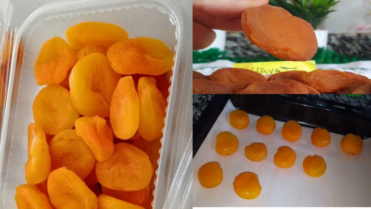 تحضير المشمش المجفف طبيعي وصحي في البيت بطريقة صحيحة سهلة وبسيطة دون مواد حافظة