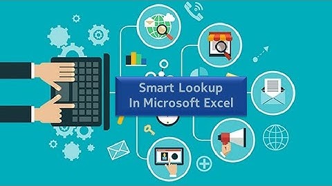 How to use Smartlookup in Excel?