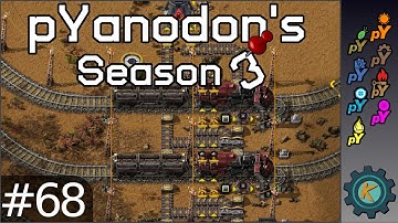 Bots Building The First Real Trains! - Factorio pYanodon