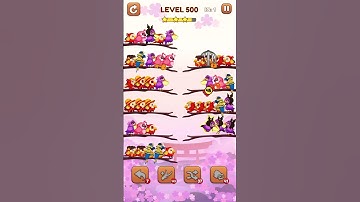 Bird Sort 2: Color Puzzle Level 500 #games #gaming #gameplay