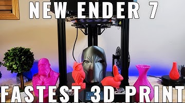 250 mm/s Ender 7 The Fastest 3d Printer on the Market?  Check out our review