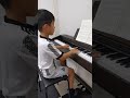 小1 男子のピアノ練習 ♬めだかの学校