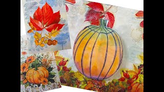 Autumn Art Journal Pages