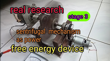 free energy device, sentrifugal mechanism as power. real research (stage 3) generator installation.
