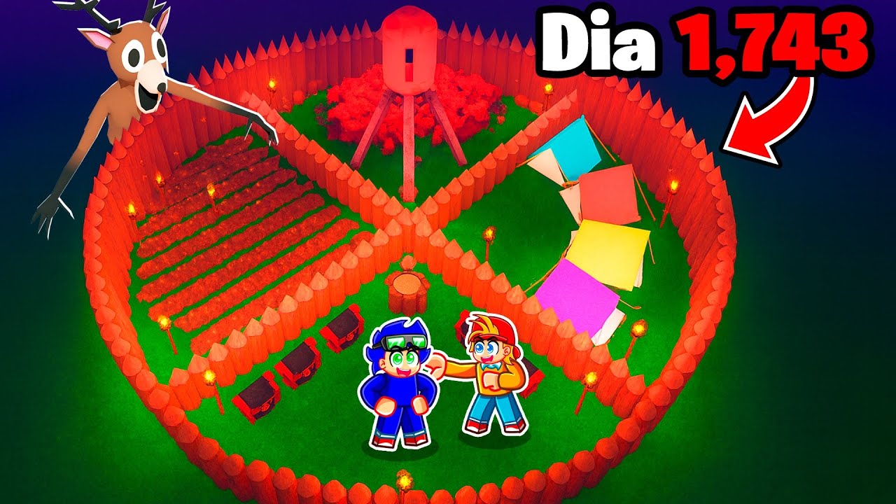 Construimos la BASE AFK Más SEGURA de 99 Noches en el Bosque!