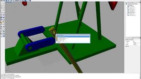 Simulation of Pumping Jack in Rhinoceros