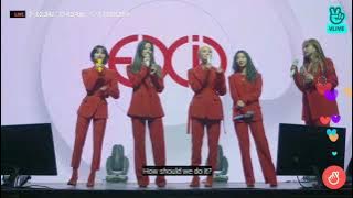 EXID singing I LOVE YOU as CD on live