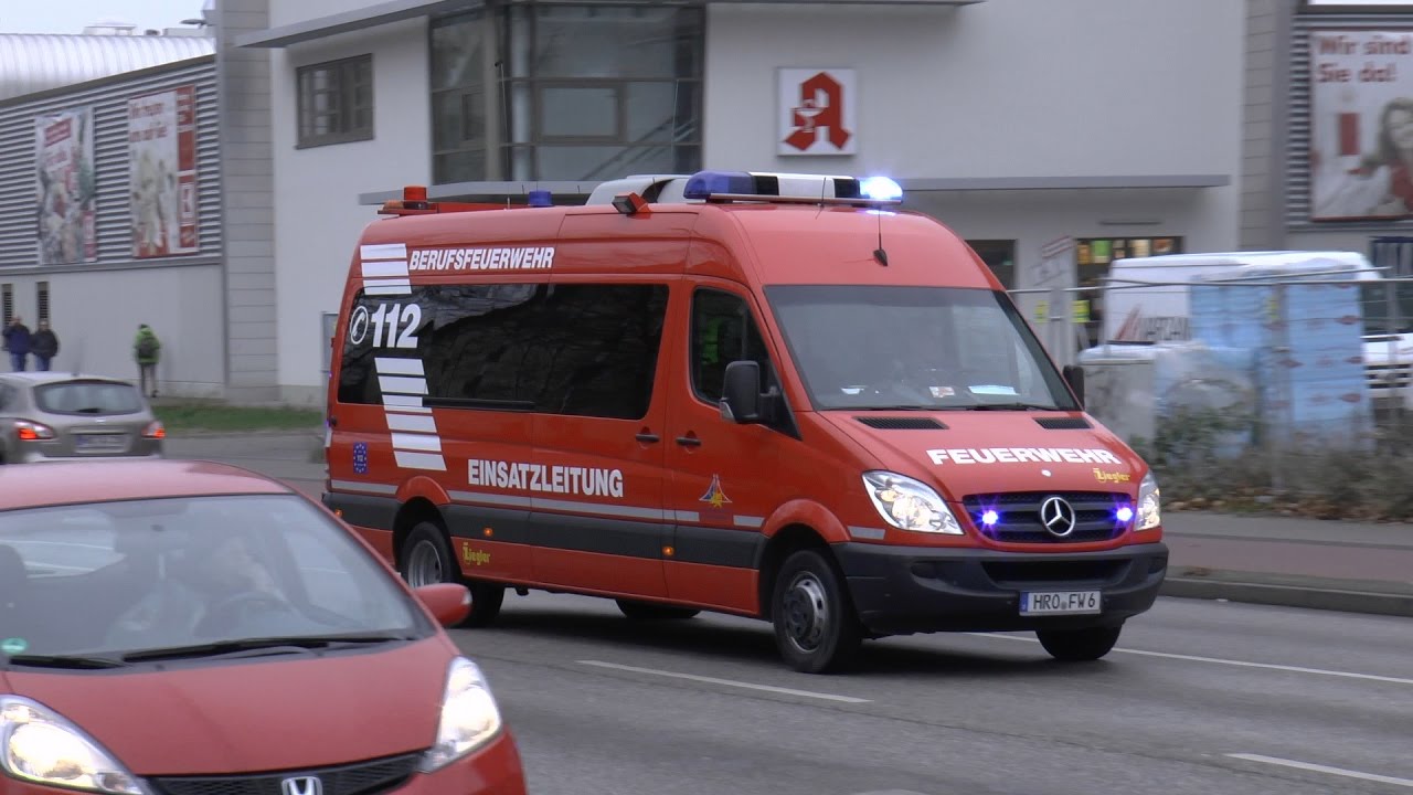 Berufsfeuerwehr Rostock - Feuerwache 1 www.youtube.com