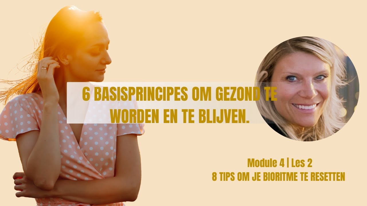 8 tips om je bioritme te resetten