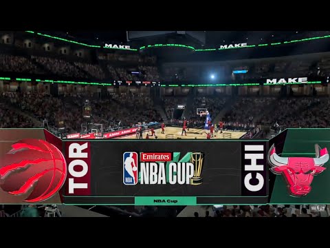 NBA Cup SemiFinals - Toronto Raptors (16-9) at Chicago Bulls (23-3) | Bryn's Journal PT20 | NBA 2K25
