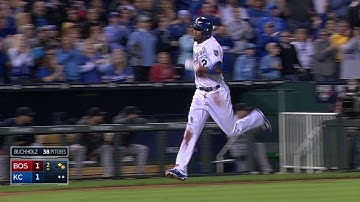 BOS@KC: Escobar scores on Napoli